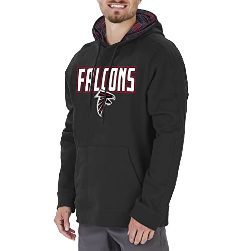 Atlanta Falcons Men's Hooded Hoodie with Viper Print