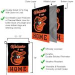 Baltimore Orioles Welcome To Our Home Double Sided Garden Flag