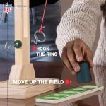 Wild Sports NFL Philadelphia Eagles Wooden Ring Swing Battle - Head-to-Head Ring Toss Hook & Ring Game for NFL Fans