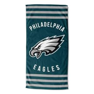 Northwest NFL Philadelphia Eagles Unisex-Adult Beach Towel, 30" x 60", Stripes