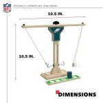 Wild Sports NFL Philadelphia Eagles Wooden Ring Swing Battle - Head-to-Head Ring Toss Hook & Ring Game for NFL Fans
