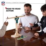 Wild Sports NFL Philadelphia Eagles Wooden Ring Swing Battle - Head-to-Head Ring Toss Hook & Ring Game for NFL Fans