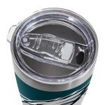 Rico Industries NFL Football Philadelphia Eagles 20oz Stainless Steel Tumbler with Lid - Great For Coffee, Tea, Water or Cocktails