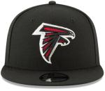 New Era NFL 9FIFTY Team Color Adjustable Snapback Hat Cap - One Size Atlanta Falcons Black