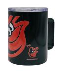 Logo Brands MLB Hype Double Wall Vacuum Insulated 15oz Stainless Steel Mug (Baltimore Orioles)