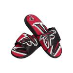 FOCO Atlanta Falcons NFL Mens Colorblock Big Logo Gel Slides - XL