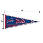 Rico Industries NFL Football Buffalo Bills Classic 12" x 30" Felt Wall Décor Pennant - Great for Home/Bed Room/Man Cave Décor
