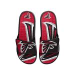 FOCO Atlanta Falcons NFL Mens Colorblock Big Logo Gel Slides - XL