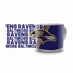 Rico Industries NFL Football Baltimore Ravens 14 oz Metro Ceramic Coffee Mug