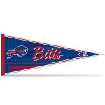 Rico Industries NFL Football Buffalo Bills Classic 12" x 30" Felt Wall Décor Pennant - Great for Home/Bed Room/Man Cave Décor