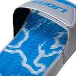 FOCO Detroit Lions NFL Mens Wordmark Gel Slides - L