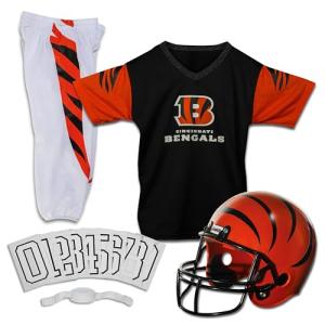 Youth Cincinnati Bengals Helmet and Uniform Set by Franklin
