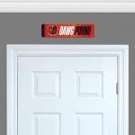 Rico Industries NFL Football Cleveland Browns Metal Street Sign 4" x 15" Home Décor - Bedroom - Office - Man Cave