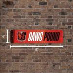 Rico Industries NFL Football Cleveland Browns Metal Street Sign 4" x 15" Home Décor - Bedroom - Office - Man Cave