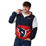 FOCO Houston Texans NFL Mens Warm-Up Windbreaker - L