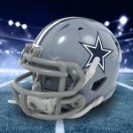 Transformers NFL Dallas Cowboys Starblitz 5.5-Inch Action Figure Changes from Robot to Helmet, Football Toys for Ages 8+