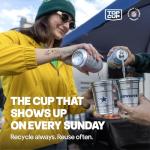 Top Cup NFL Dallas Cowboys 20 oz Reusable Aluminum Cups 20 Count | Officially Licensed, Durable, Reusable & Recyclable, Made in USA