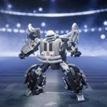 Transformers NFL Dallas Cowboys Starblitz 5.5-Inch Action Figure Changes from Robot to Helmet, Football Toys for Ages 8+