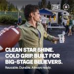 Top Cup NFL Dallas Cowboys 20 oz Reusable Aluminum Cups 20 Count | Officially Licensed, Durable, Reusable & Recyclable, Made in USA