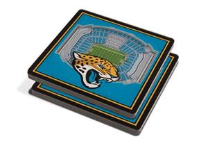YouTheFan NFL Jacksonville Jaguars 3D StadiumView Coasters - TIAA Bank Field