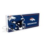 SOAR NFL LED Ambience Light Box: Elevate Your Space with Officially Licensed Wall Décor, Denver Broncos