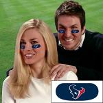 NFL Houston Texans Eye Black Stickers
