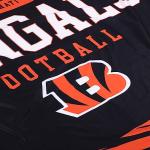 FOCO Cincinnati Bengals NFL Team Property Of Sherpa Fleece Blanket