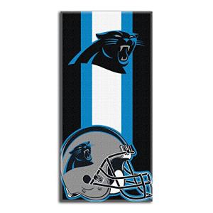Northwest NFL Carolina Panthers Unisex-Adult Beach Towel, 30" x 60", Zone Read