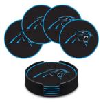 Rico Industries NFL Football Carolina Panthers Classic Favorites: PVC Coaster Set (4-Pack)