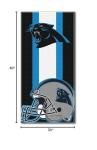 Northwest NFL Carolina Panthers Unisex-Adult Beach Towel, 30" x 60", Zone Read