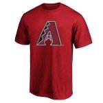 MLB Kids Youth 8-20 Outfield Primary Logo Performance T-Shirt (US, Numeric, 18, 20, Regular, Arizona Diamondbacks - Red)