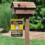 Los Angeles Rams 2 Time Champions Super Bowl LVI Double Sided Garden Banner Flag