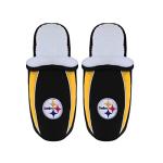 FOCO Pittsburgh Steelers NFL Mens Sherpa Slide Slippers - XL