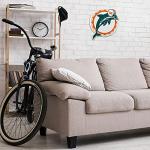 Rico Industries NFL Miami Dolphins NFL Retro Shape Cut Pennant, Team color, Item footprint: 18' x 18'