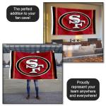 San Francisco 49ers SF Large 3x5 Flag