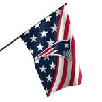 FOCO New England Patriots NFL Americana Vertical Flag