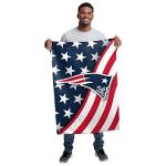 FOCO New England Patriots NFL Americana Vertical Flag