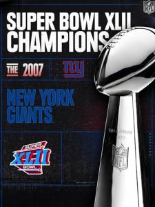 Super Bowl XLII Champions - The 2007 New York Giants