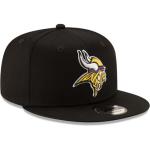New Era NFL 9FIFTY Team Color Adjustable Snapback Hat Cap - One Size (US, Alpha, One Size, Minnesota Vikings - Black)