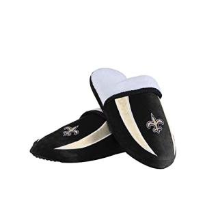 FOCO New Orleans Saints NFL Mens Sherpa Slide Slippers - L