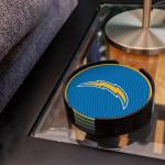 Rico Industries NFL Football Los Angeles Chargers Classic Favorites: PVC Coaster Set (4-Pack)