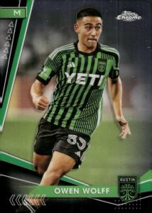 2024 TOPPS CHROME MLS #24 OWEN WOLFF AUSTIN FC SOCCER OFFICIAL TRADING CARD OF MLS