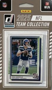 Seattle Seahawks 2025 Donruss Factory Sealed 14 Card Team Set Featuring Sam Darnold, Jaxon Smith Njigba and Kenneth Walker with 5 Rated Rookie Cards Plus