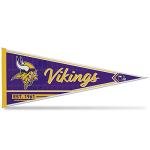 Rico Industries NFL Football Minnesota Vikings Classic 12" x 30" Felt Wall Décor Pennant - Great for Home/Bed Room/Man Cave Décor