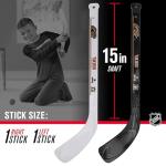 Franklin Sports Anaheim Ducks NHL Mini Hockey Stick Set - NHL Team Knee Hockey Stick and Ball Set - Two Player Stick Set - Great Toy for Kids