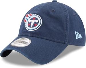 New Era NFL Core Classic 9TWENTY Team Color Adjustable Hat Cap One Size Fits All (US, Alpha, One Size, Tennessee Titans Navy, Tennessee Titans)