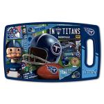 YouTheFan NFL Tennessee Titans Retro Series Cutting Board