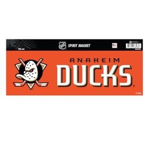 Rico Industries NHL Hockey Anaheim Ducks 4 x 10 Team Spirit Magnet - Car, Home Décor - Refrigerator, Office, Kitchen