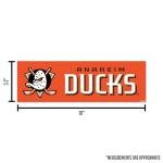 Rico Industries NHL Hockey Anaheim Ducks 4 x 10 Team Spirit Magnet - Car, Home Décor - Refrigerator, Office, Kitchen
