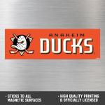 Rico Industries NHL Hockey Anaheim Ducks 4 x 10 Team Spirit Magnet - Car, Home Décor - Refrigerator, Office, Kitchen